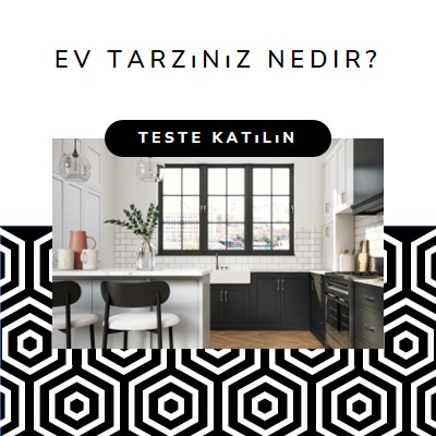 Ev tarzınız white modern-geometric-&-linear