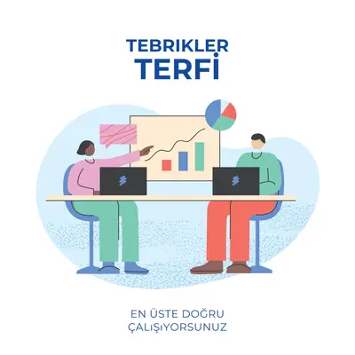 Promosyon tebrikleri white whimsical-line