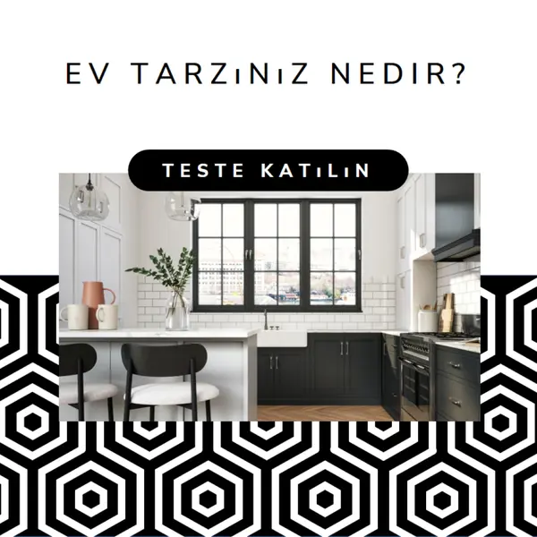 Ev tarzınız white modern-geometric-&-linear