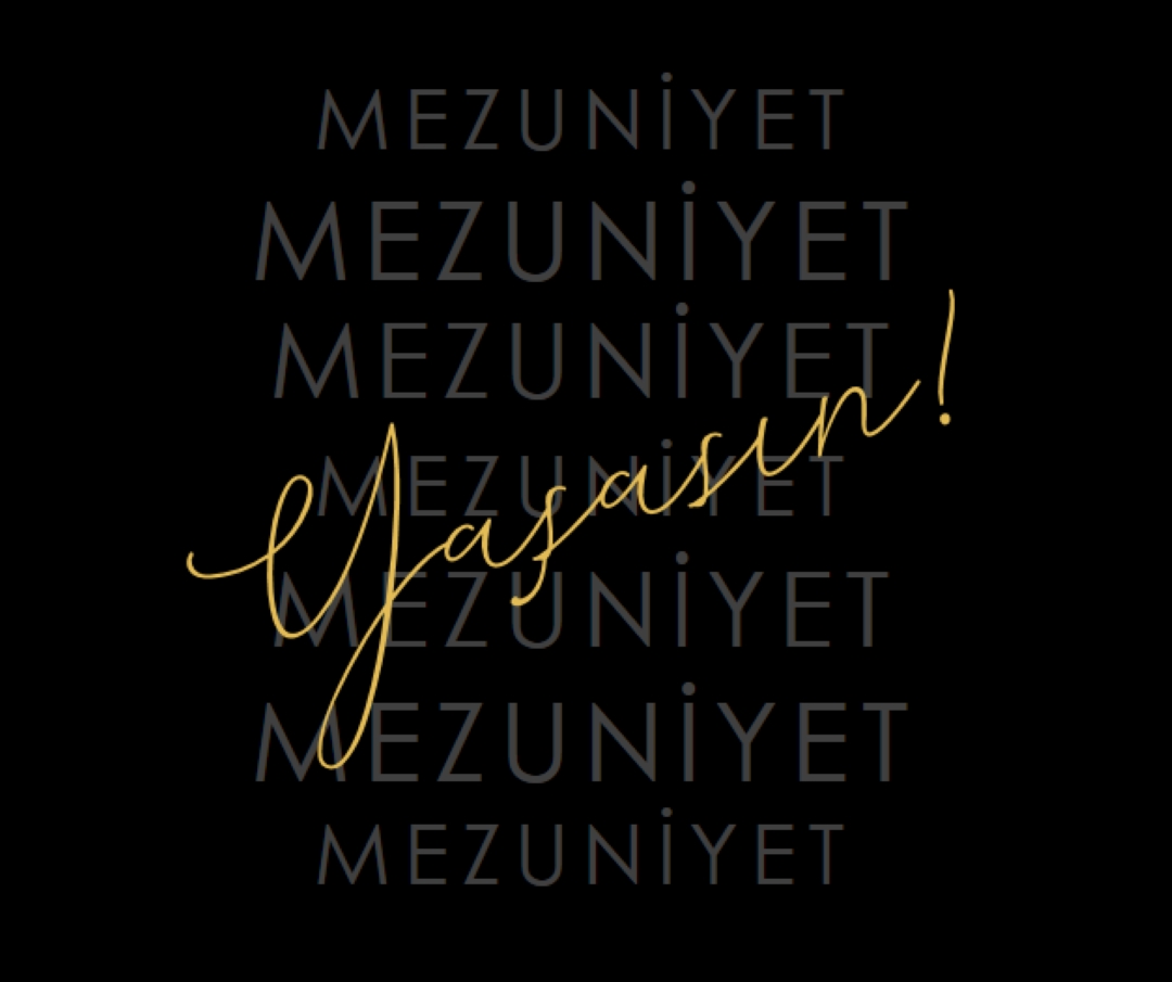Mezuniyet için yay black modern-simple