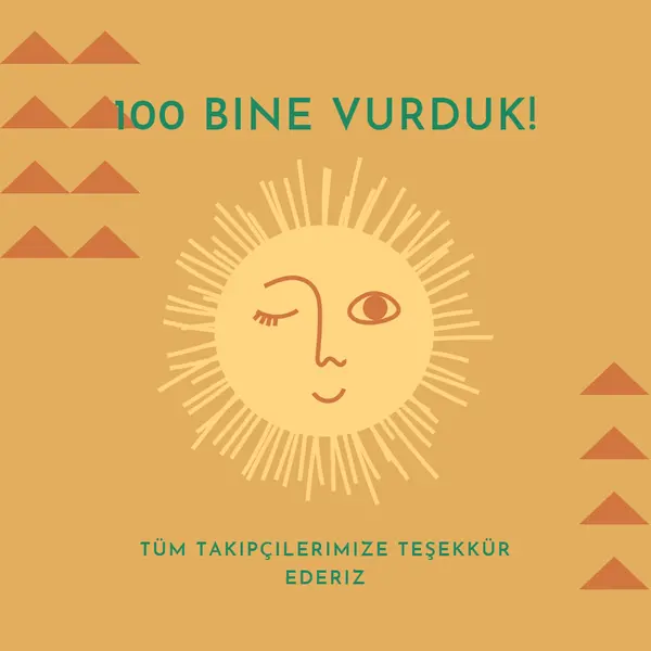 Sen benim güneş ışığımsın orange organic-boho