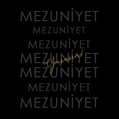 Mezuniyet için yay black modern-simple