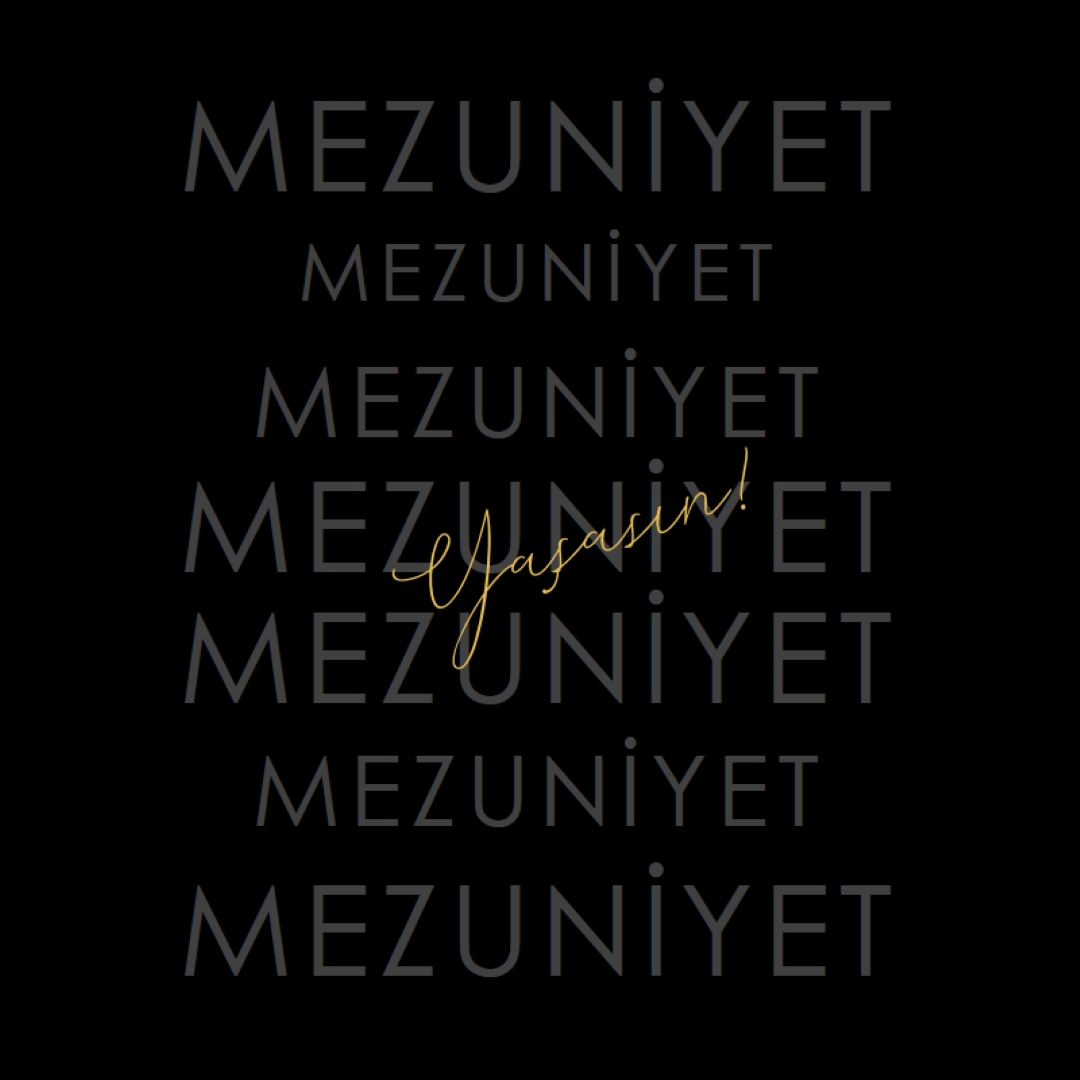 Mezuniyet için yay black modern-simple