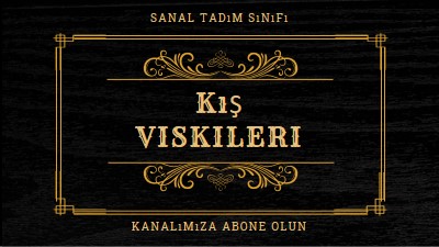 Kış viskileri black vintage-retro