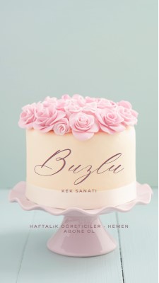 Buttercream rüyası blue modern-simple