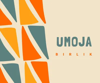 Umoja Kutlaması brown whimsical-color-block