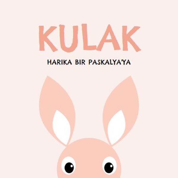 Harika bir Paskalya'ya pink whimsical-color-block