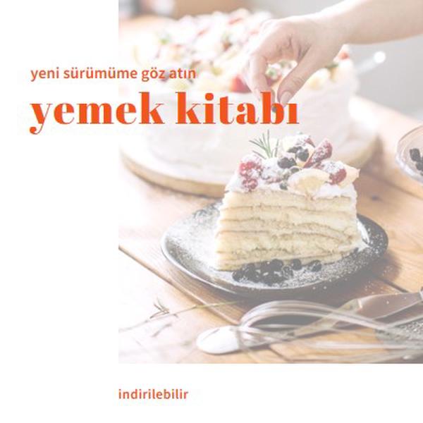 Yemek kitabıma göz atın white modern-simple