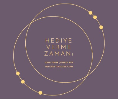 Hediye verme zamanı. purple modern-simple