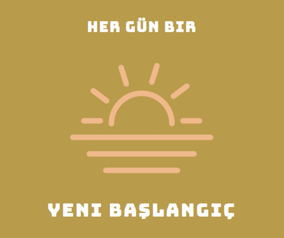 Gün sonu brown modern-simple