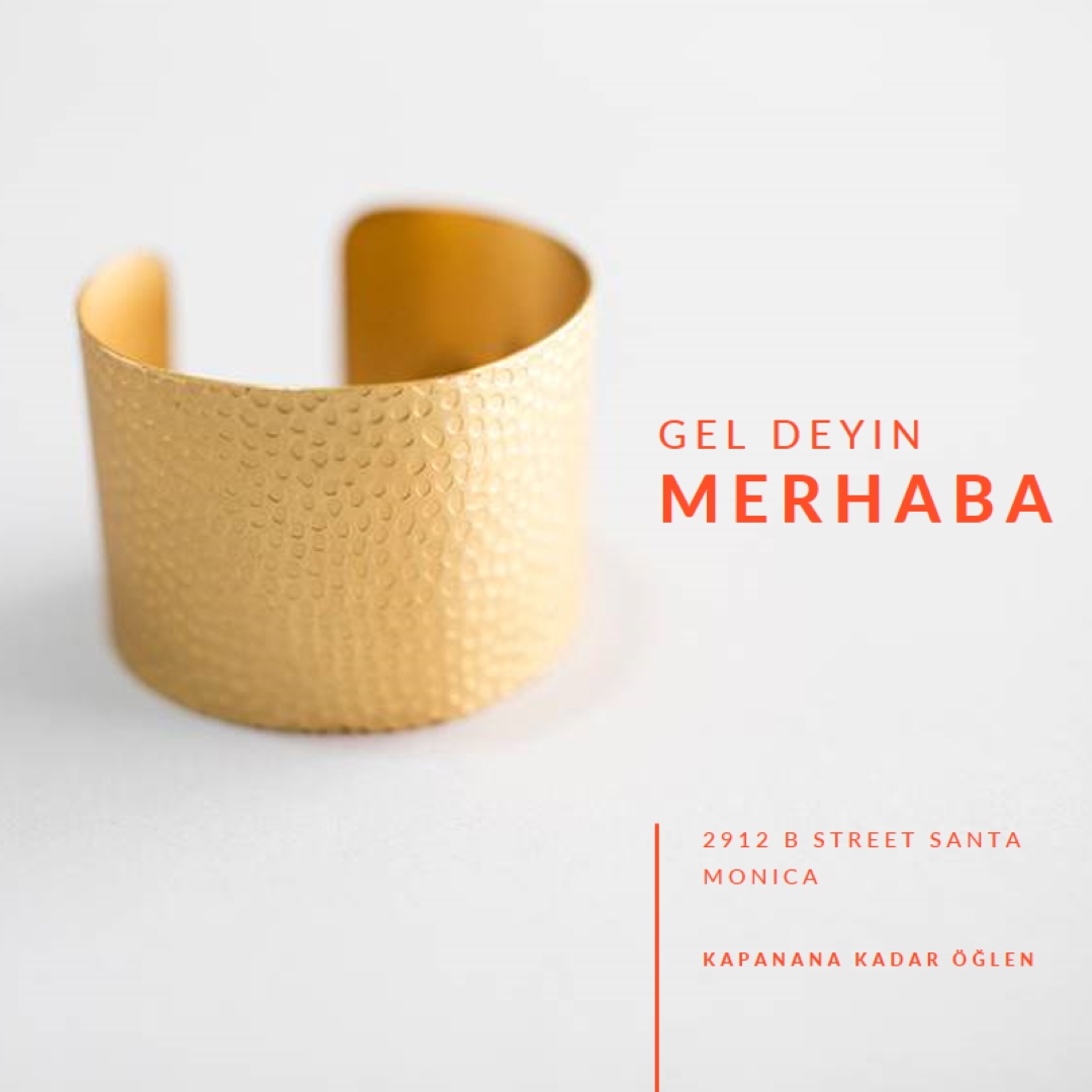 Gelip merhaba deyin white modern-bold
