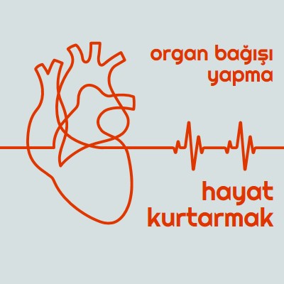 Organ bağışlayıcısı olma blue whimsical-line