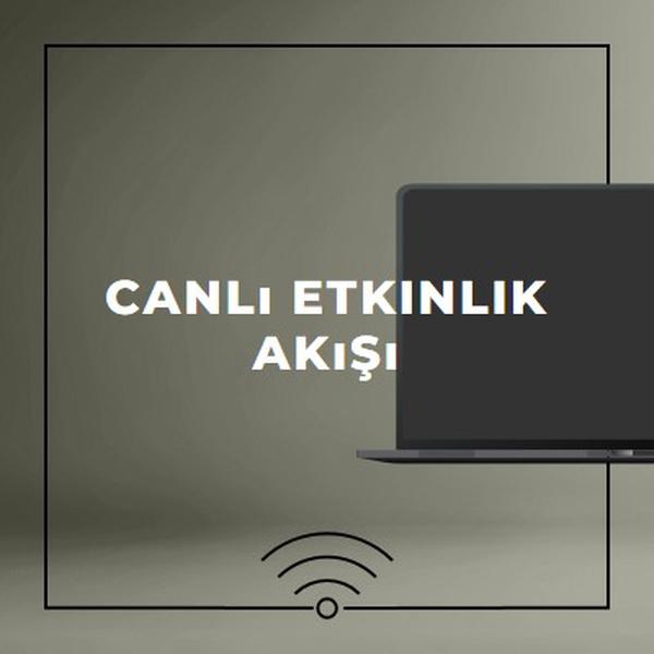 Canlı etkinlik akışı gray modern-bold