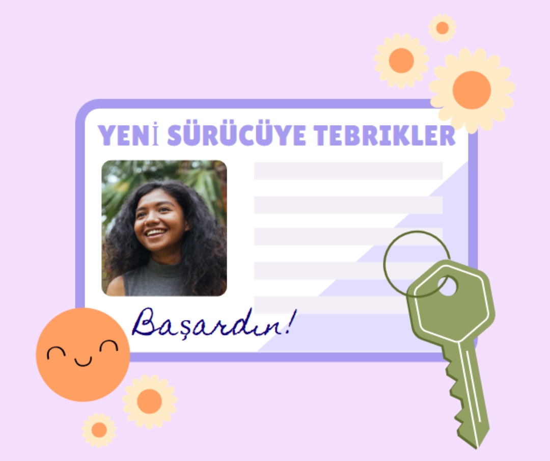 Başardın! purple modern-color-block