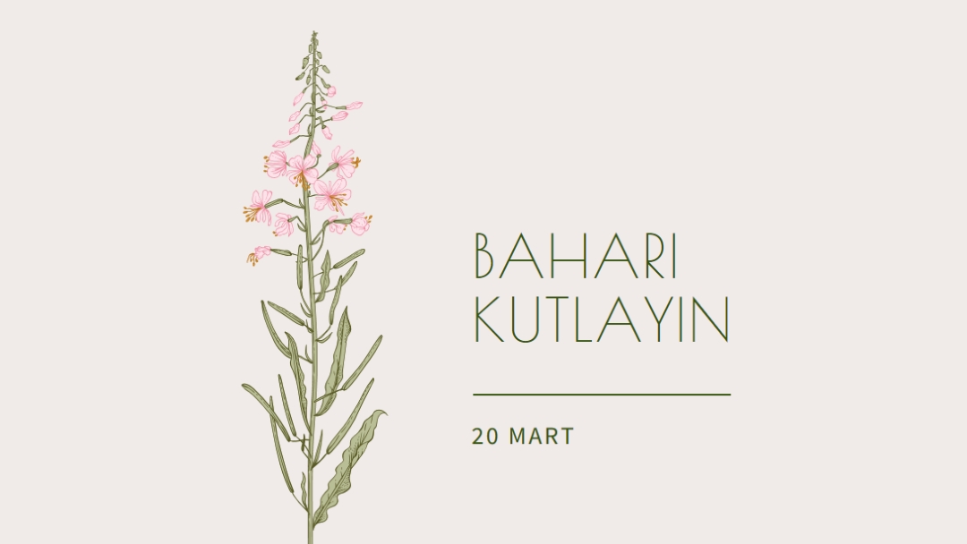 Baharı kutlayın white vintage-botanical
