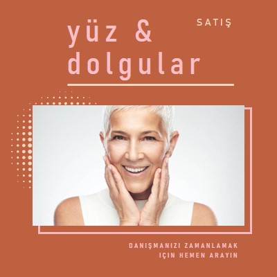 Yüz ve dolgu satışı orange modern-geometric-&-linear