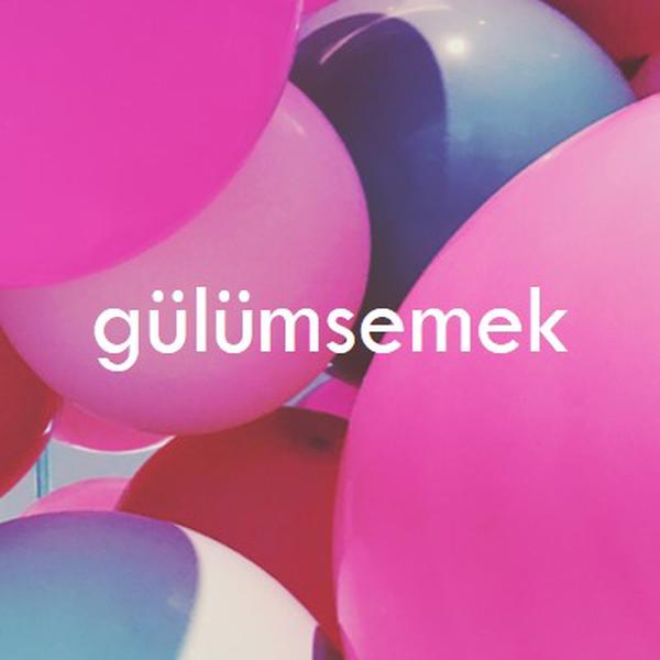 Tüm gülümsemeler pink modern-bold