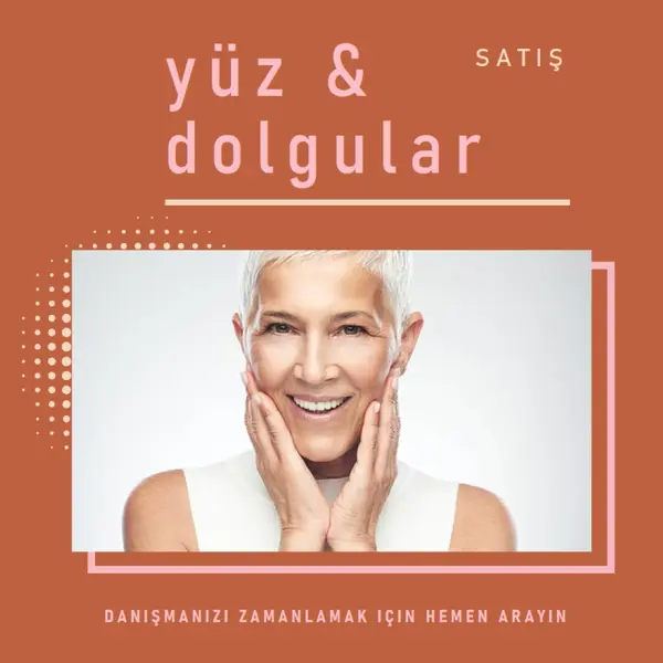 Yüz ve dolgu satışı orange modern-geometric-&-linear