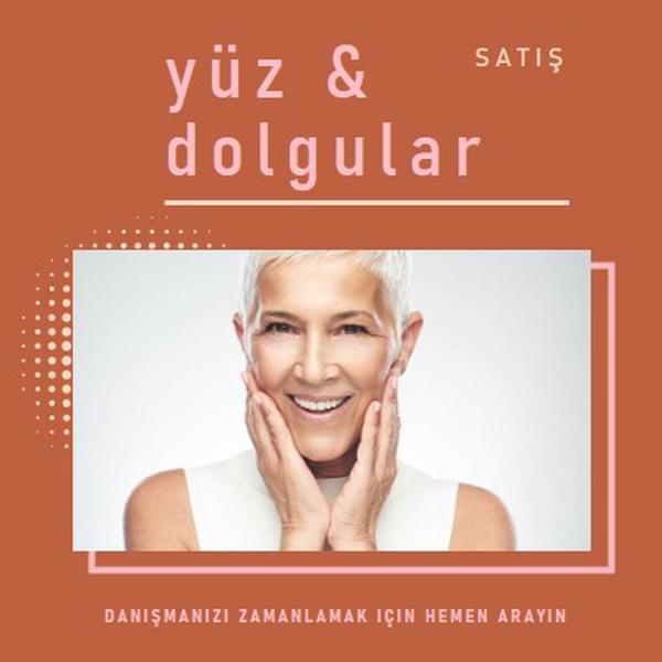 Yüz ve dolgu satışı orange modern-geometric-&-linear