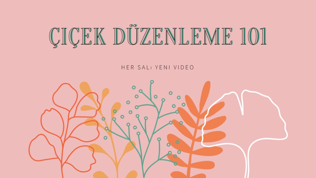 Flörtöz florals pink whimsical-line