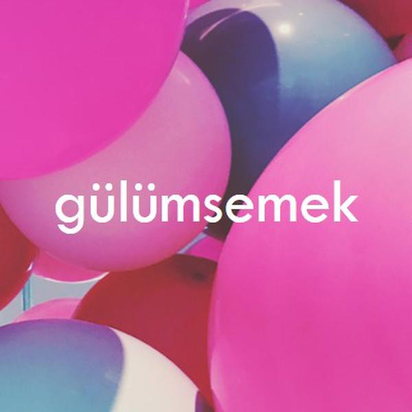 Tüm gülümsemeler pink modern-bold