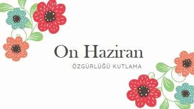 Çiçek açan Haziran white organic-boho