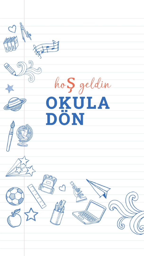 Sınıf eylemi white whimsical-line