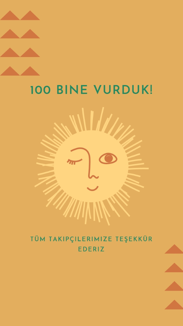 Sen benim güneş ışığımsın orange organic-boho