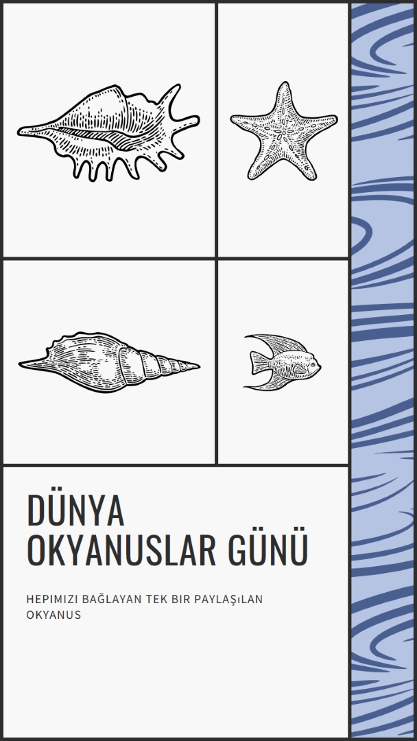 Dünya Okyanuslar Gününüz Kutlu Olsun white vintage-retro