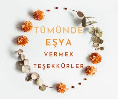 Her şeyde şükrünü ver gray modern-simple