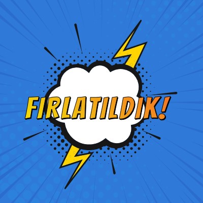 Fırlatıldık! blue modern-bold