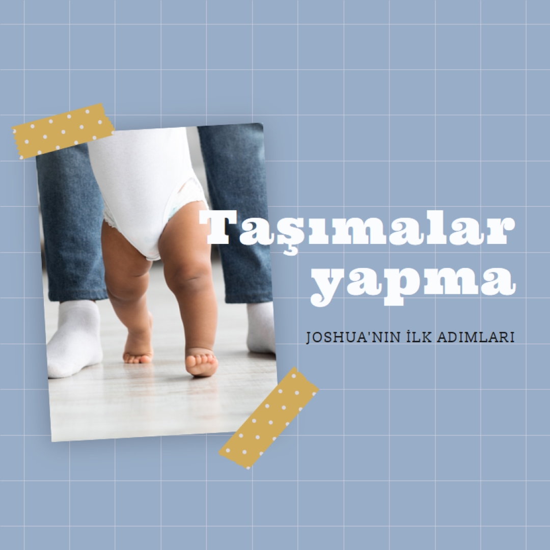 Dışarı adım atma blue modern-simple