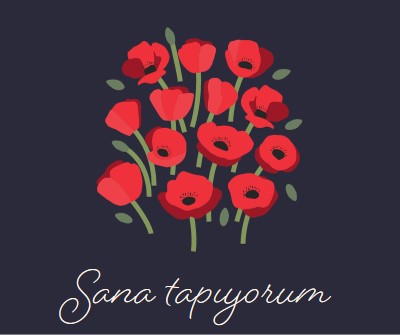 Sana tapıyorum black whimsical-line