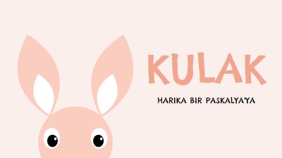 Harika bir Paskalya'ya pink whimsical-color-block