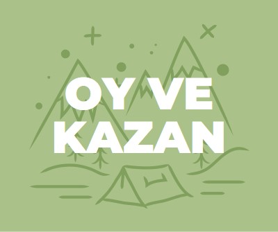 Oy verin ve kazanın green whimsical-line