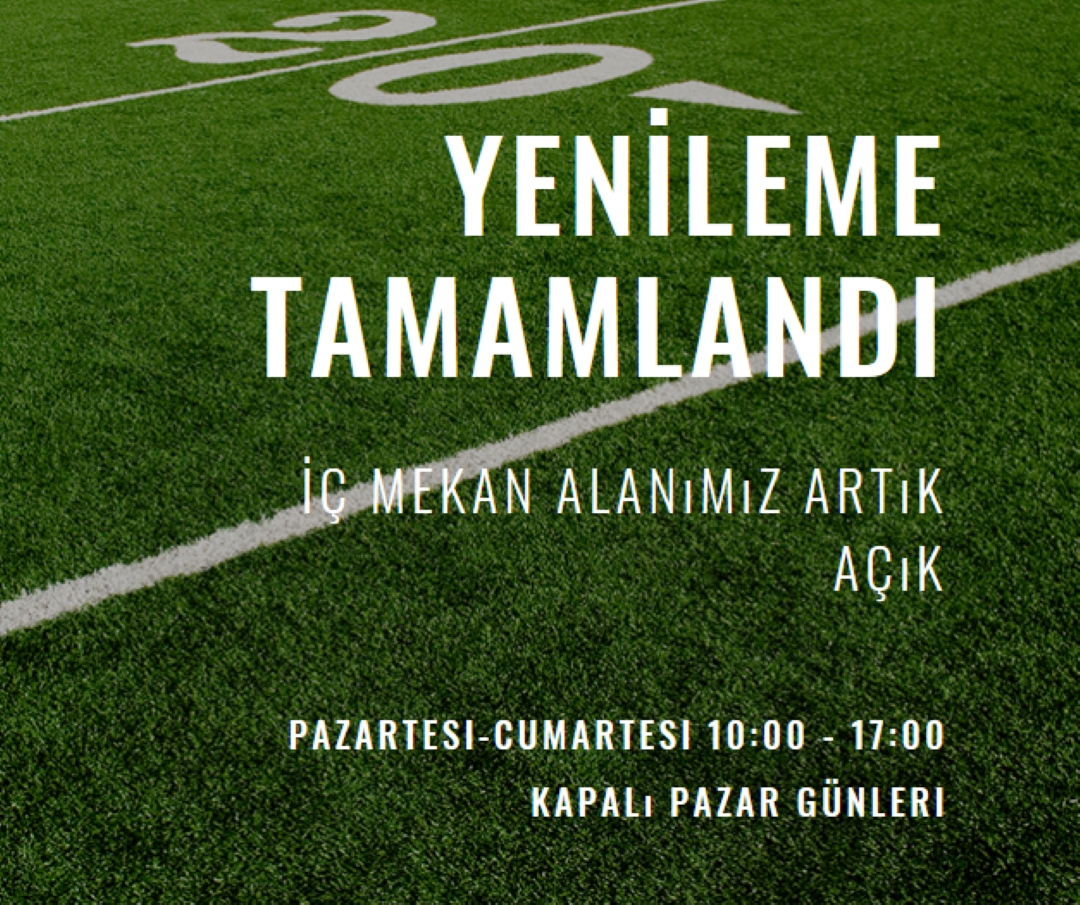 Yenileme tamamlandı green modern-simple