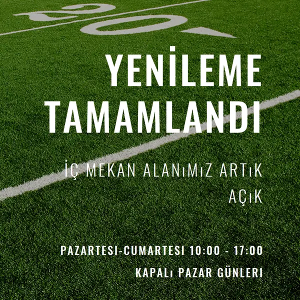 Yenileme tamamlandı green modern-simple