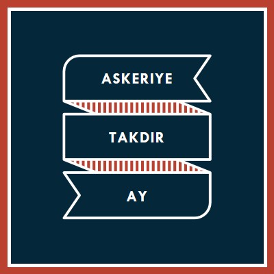 Askeri Takdir Ayını Kutlama blue modern-simple