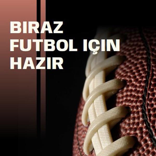 Biraz futbol topu için hazır brown modern-simple