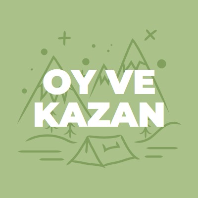 Oy verin ve kazanın green whimsical-line