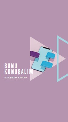 Konuşma başlatıcı purple modern-geometric-&-linear