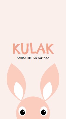 Harika bir Paskalya'ya pink whimsical-color-block