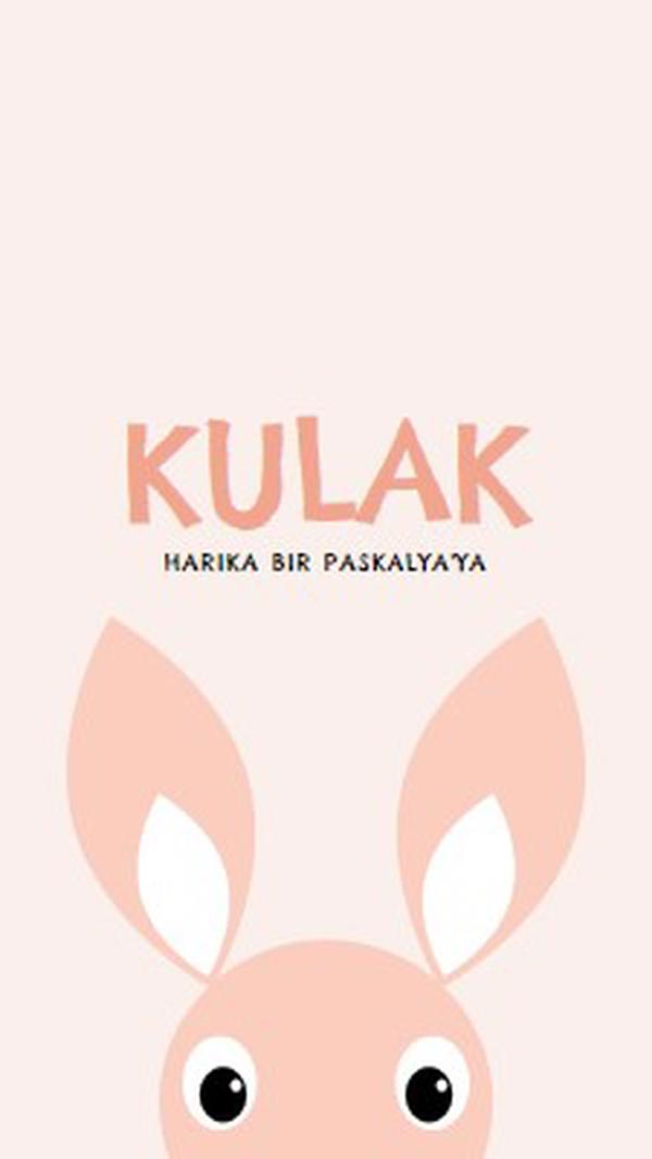 Harika bir Paskalya'ya pink whimsical-color-block