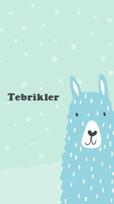 Tebrikler green whimsical-color-block