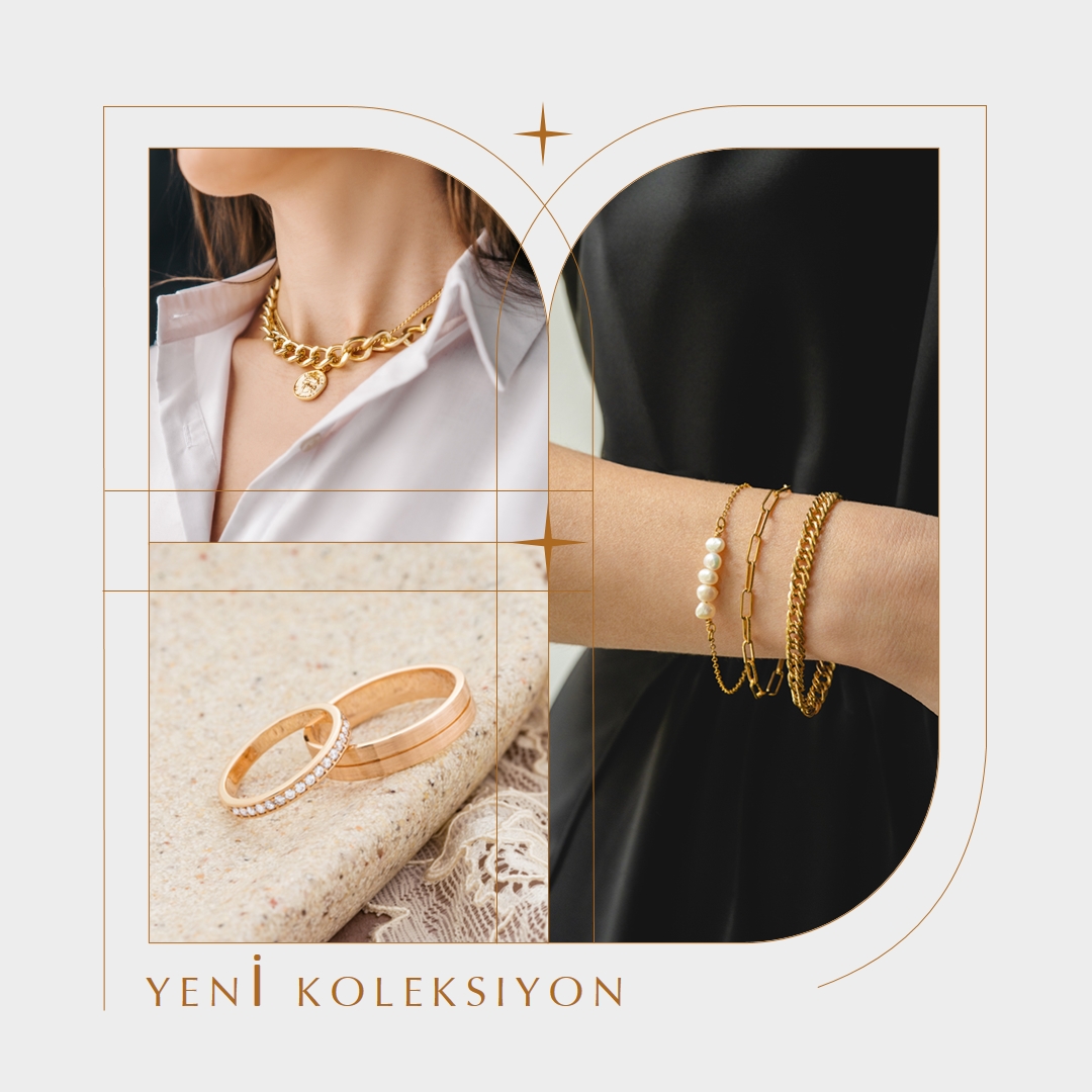 Yeni mücevher koleksiyonu brown photographic,minimal,collage,line,frame,classic