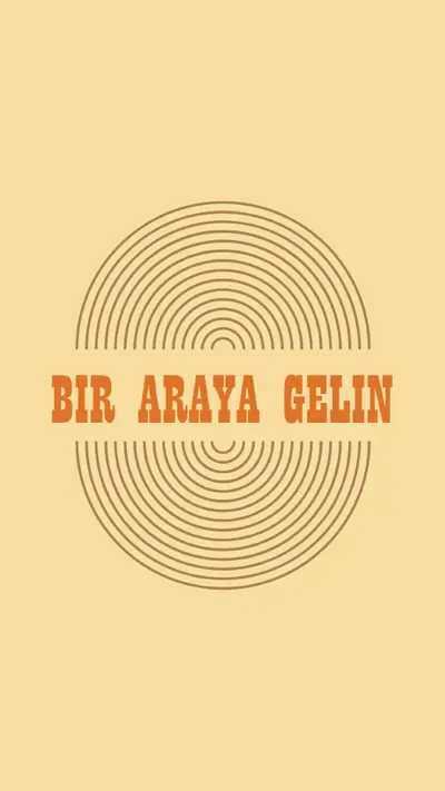 Güçlerini birleştir yellow vintage-retro