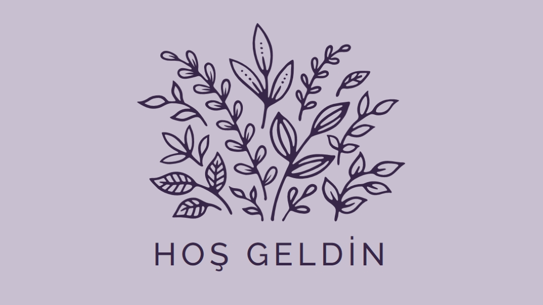 Merhaba, purple whimsical-line