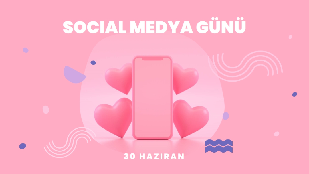 Kalpler ve takipçiler pink modern-bold