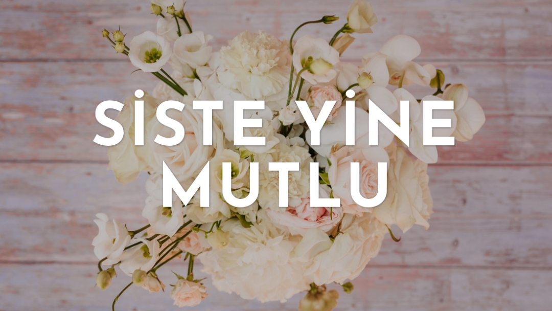 Mutluluk dolu buket purple modern-simple