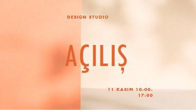 Geçici fırlatma orange modern-bold